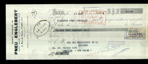 Pneu englebert paris - paris, 1935