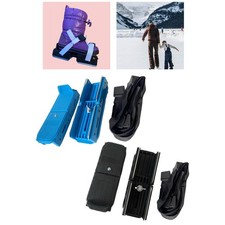 Patins à glace réglables pour enfants, avec fixation par sangle, support pour