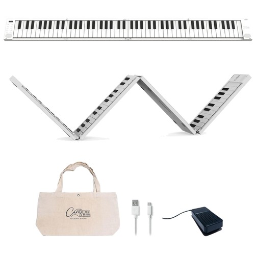 Portable white key midi - white, 88