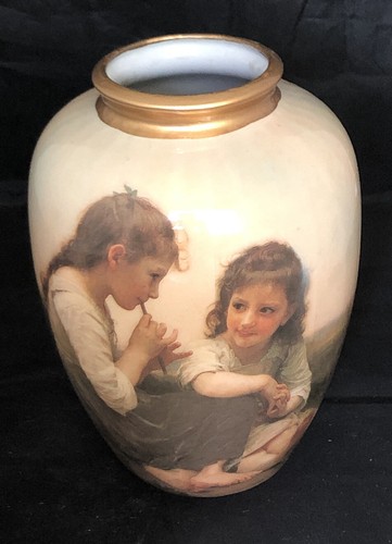 Decoupage vase 14kt - decoupage, gold