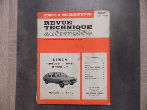 Rta simca 1307gls - rta,