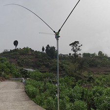 Antenne dipolaire portable HF 7 à 54 MHz large bande en acier inoxydable PESA D