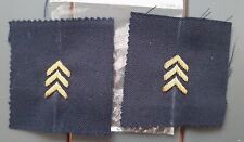 Grade brodé AFAT Indochine AFN PFAT pattes de col PERSONNEL FEMININ ORIGINAL