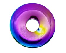 Pierre Donut Arc-en-Ciel Hématite