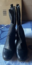 JOLIES BOTTES NOIRES NOBRAND CUIR T38 MATELASSÉES TBE 