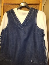 robe en jean épais t 38 NEUF AVEC ETIQUETTE MONOPRIX