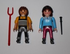 Playmobil Figurine Personnage Lot Couple Cavalière & Soigneur + Accessoires NEW