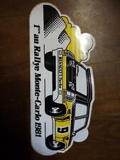 AUTOCOLLANT / STICKER - RENAULT 5 - R5 TURBO - MONTE CARLO - RAGNOTTI - 1981 TOP