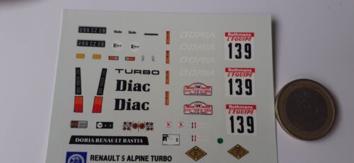 Decalcomanie decals renault 5 - decalcomanie,