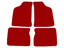 Neuf Tapis de sol pour Renault Clio I 3,5p H/B 1990-1998, Rouge ensemble