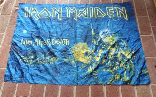2005 iron maiden flag scarf - iron,