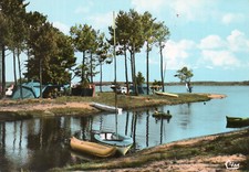 (40) VIELLE ST GIRONS Port Du Camping Du Col Vert Voiture Automobile 404 (d)