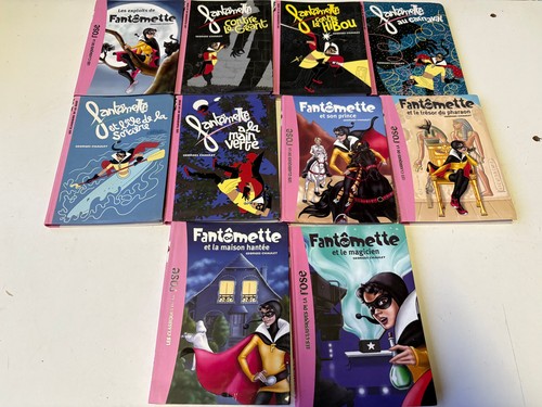Lot livres fantomette - 10,