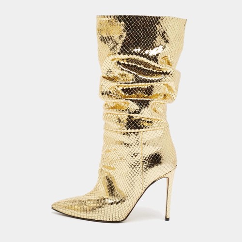 Bottes mollet cuir - en,