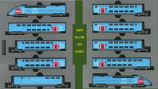KATO 10-1763 TGV Duplex OUiGO