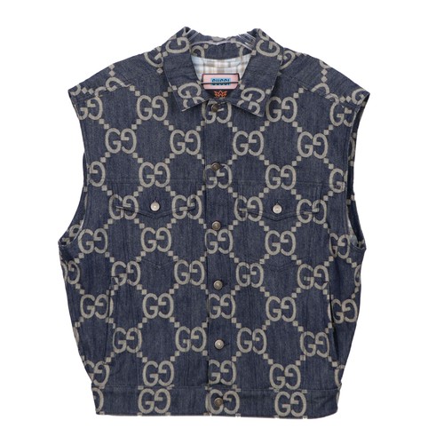 Gucci gilet denim gg - gucci,