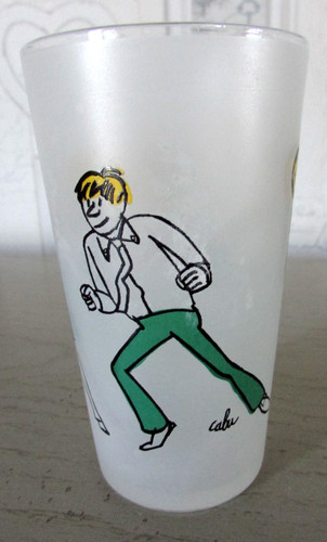 Verre effet givré avec - , dessin