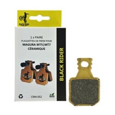 jeu plaquette frein BLACK RIDER  MAGURA MT5/MT7 CERAMIQUE AVEC VIS DE MAINTIEN