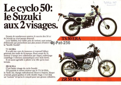 Brochure suzuki 50 era - era, zr