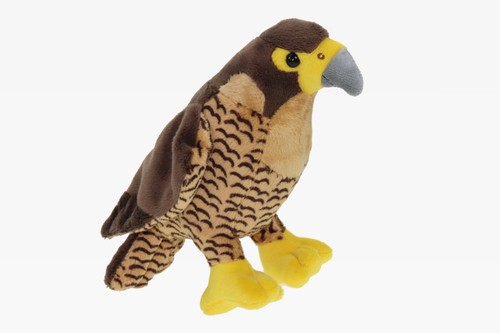 Peluche faucon oiseau marron - peluche,