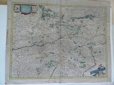 carte du Hainaut( Blaeu) XVII