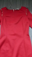 robe rouge moulante bershka  très bon état