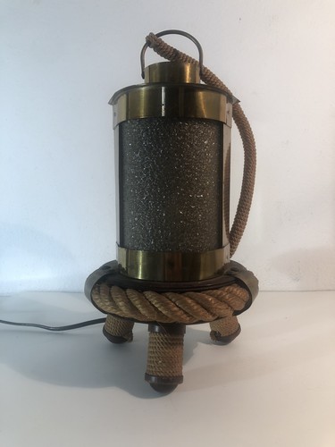 Lampe vintage laiton et - lampe, en