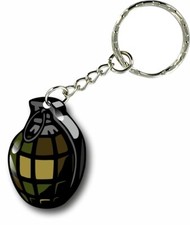 Porte clés clefs keychain voiture moto biker motard airsoft grenade camouflage
