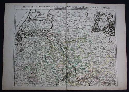 1744 rhein rheinlauf hollande - 1744,