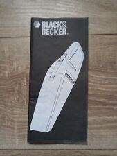 Notice d'instruction aspirateur de table Black et Decker
