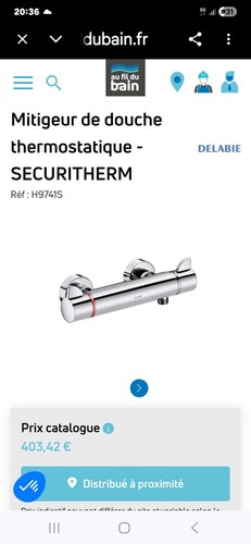 Mitigeur douche - de,
