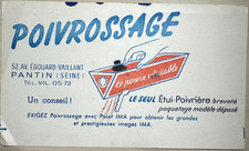Buvard Proivossage. Années 1940/50. Le poivre véritable .