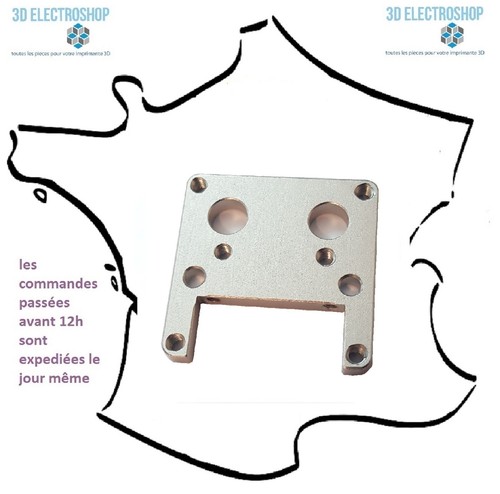 Support inférieur alu double