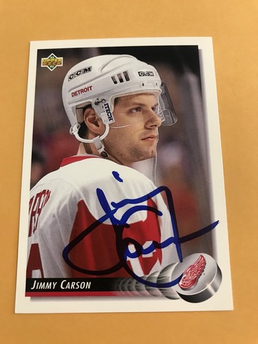 Jimmy carson signed 93 - jimmy, 92/93