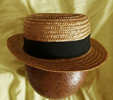 CHAPEAU unisexe paille made in France  t 55 NEUF