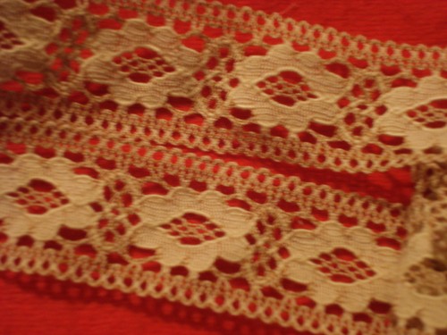 Dentelle ancienne fleurs - ancienne,