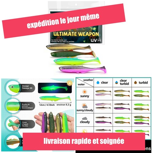 Leurres souples brochet - , 12