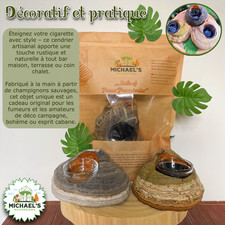 Cendrier champignon avec bol