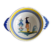 Bol à oreilles signé Henriot