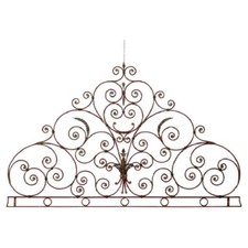 Tête De Lit Double En Fer