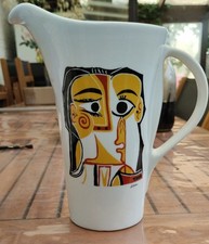 Pichet Porcelaine PICASSO Portrait Jacqueline 1962 PICASSO