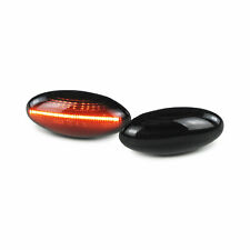 2 CLIGNOTANT LATERAUX REPETITEUR NOIR A LED PEUGEOT 107 206 307 607 CITROEN C1 C