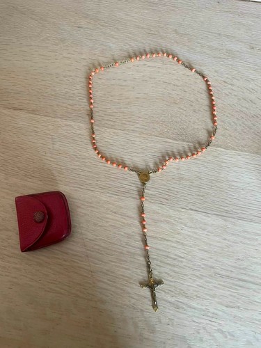 Chapelet ancien plaqué et - chapelet,