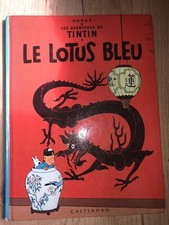 Livre Les Aventures De Tintin Le Lotus Bleu