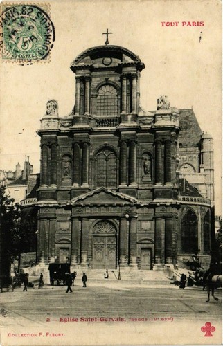 Cpa tout paris eglise - tout,