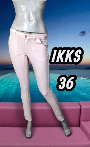 Ikks denim taille slim fit - denim, 36