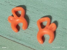 PLAYMOBIL x2 BOUCLES ORANGES