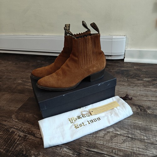 Yuketen golden brown suede