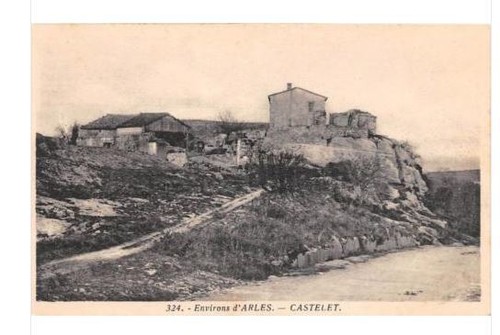 Cpa environs arles castelet - environs,