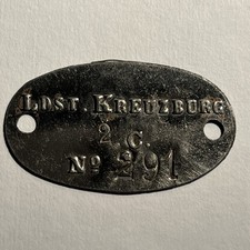 Allemagne Plaque Identité EK